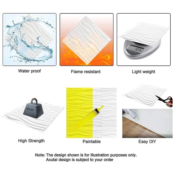 White_3D_PVC_Embossed_And_Printable_Butterfly_Wall_Panels
