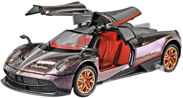 Toybot_Die_Cast_1:32_Scale_Pagani_Huayra_Dinastia_Purple_Specail_Edition_Car_With_Light_&_Sound