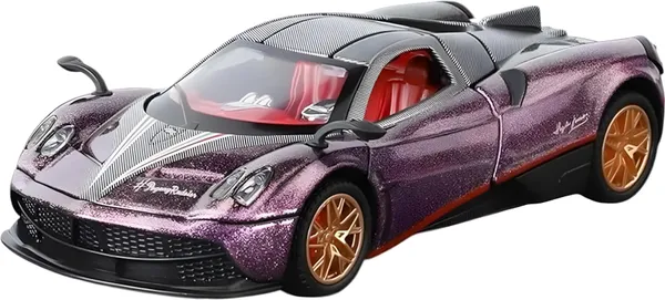 Toybot_Die_Cast_1:32_Scale_Pagani_Huayra_Dinastia_Purple_Specail_Edition_Car_With_Light_&_Sound
