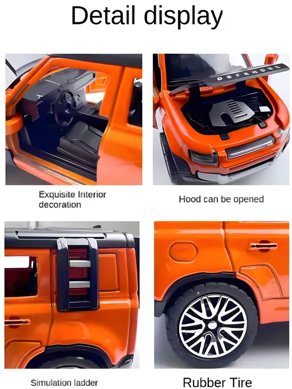 Toybot_1:36_Scale_Defender_Model_Car_-_Exclusive_Alloy_Metal_Pullback_Toy_with_Openable_Doors_and_Back_for_Kids