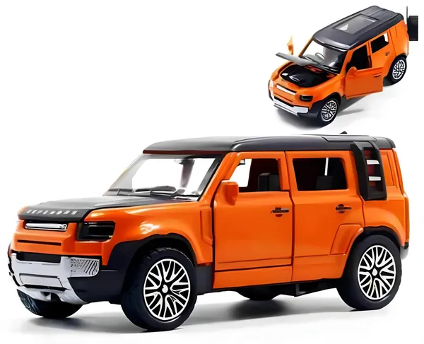 __1:36_Scale_Die-Cast_Defender__toys_Car_-_Jeep_Car_Openable_Door_&_Hood_Metal_Body,_Pullback