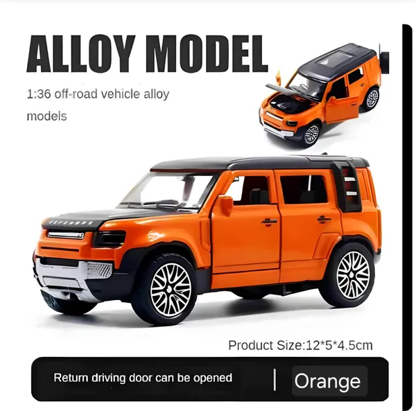 __1:36_Scale_Die-Cast_Defender__toys_Car_-_Jeep_Car_Openable_Door_&_Hood_Metal_Body,_Pullback