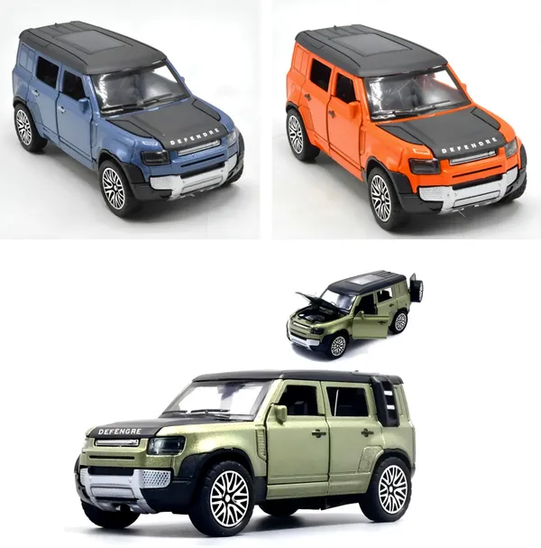 __1:36_Scale_Die-Cast_Defender__toys_Car_-_Jeep_Car_Openable_Door_&_Hood_Metal_Body,_Pullback