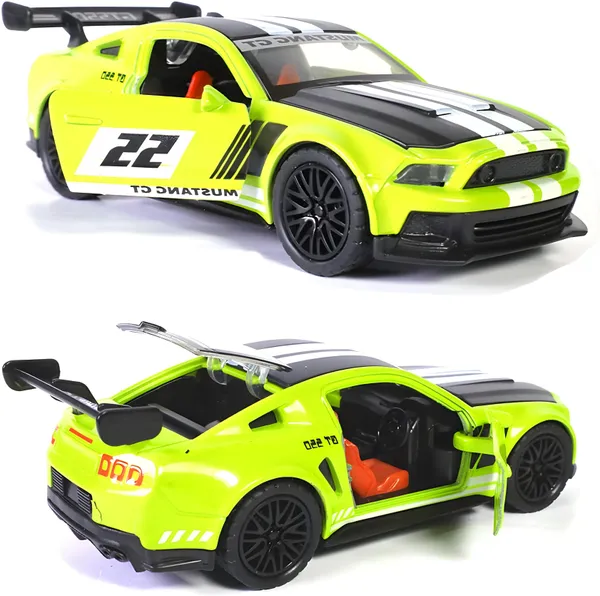 1:36_Die-Cast_Mustang_GT_Pullback_Sports_Car