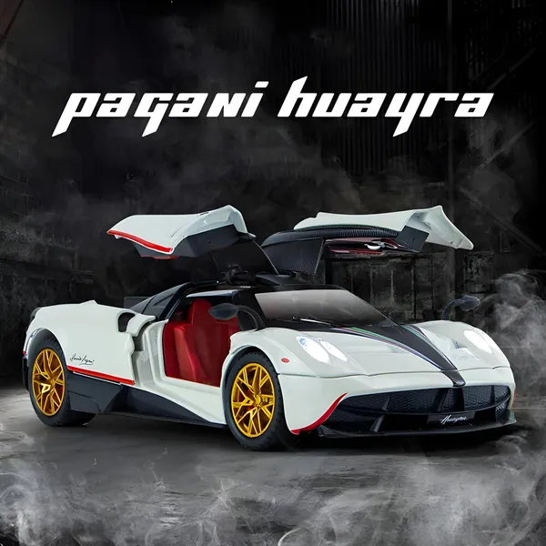 Toybot_1:32_Scale_Die-Cast_Pagani_Sports_Car_-_Premium_Alloy_Metal_Pullback_Toy_with_Openable_Doors,_Hood,_Lights_&_Music_for_Kids