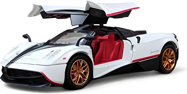 Toybot_1:32_Scale_Die-Cast_Pagani_Sports_Car_-_Premium_Alloy_Metal_Pullback_Toy_with_Openable_Doors,_Hood,_Lights_&_Music_for_Kids