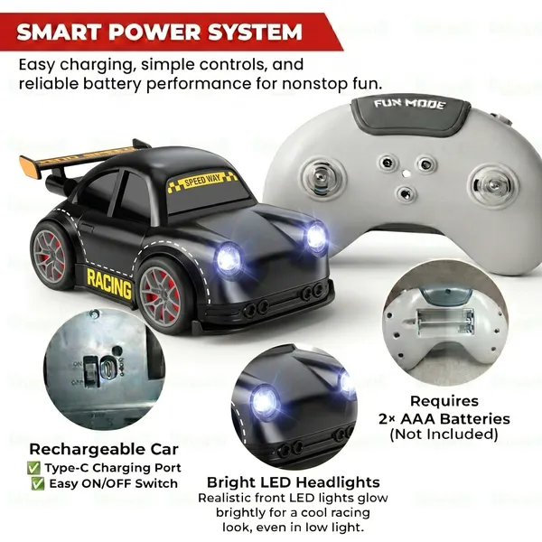 Remote_Control_Intelligent_Sensor_Drift_Car_for_Kids_|_2.4GHz_4WD_Mini_RC_Car_with_Follow_Me_Mode,_Escape_Mode,_Music,_LED_Lights,_USB_Rechargeable_RC_Racing_Car_Toy_for_Boys_&_Girls