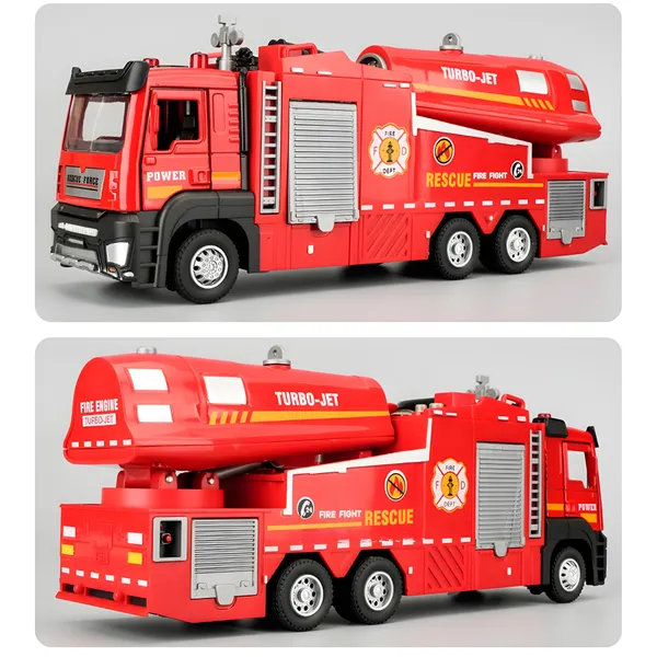 Toybot_1:32_Die-Cast_Fire_Truck_with_Turbo_Jet,_Light_&_Siren_Sound,_Water_Jet_Spray,_Opening_Doors_&_Toolbox_–_Firefighter_Fire_Engine_Rescue_Truck_Toy_for_Kids