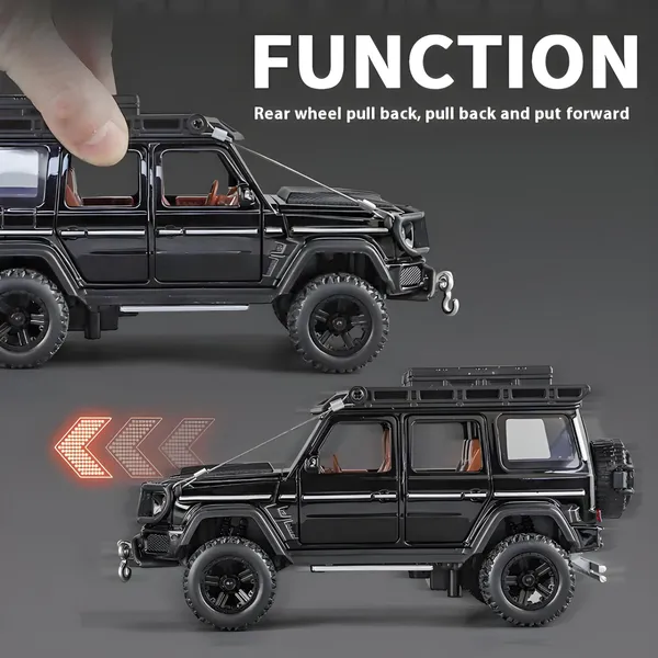 Toybot_1:32_Scale_4x4_Mercedes_Brabus_G_550_Model_Car_-_Exclusive_Alloy_Metal_Pullback_Toy_with_Openable_Doors,_Lights,_and_Music_Best_Gift_for_Kids_【Colors_as_Per_Stock】