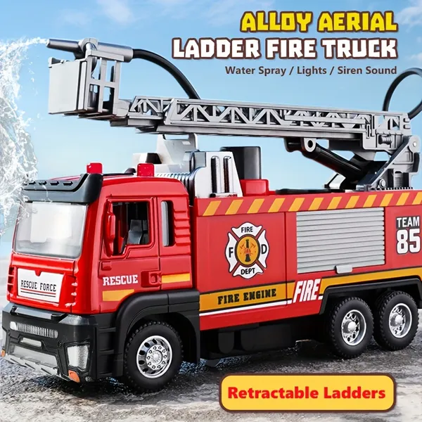 Toybot_Die-Cast_Fire_Truck_Toy_with_Water_Pump,_Flashing_Lights,_and_Sirens_Fire_Fighter_Truck_for_Kids