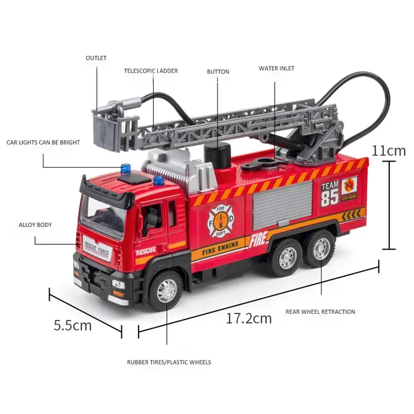 Toybot_Die-Cast_Fire_Truck_Toy_with_Water_Pump,_Flashing_Lights,_and_Sirens_Fire_Fighter_Truck_for_Kids