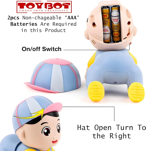 Toybot_Musical_Toys_for_Babies_Crawling_Baby_Toy_with_Soft_Music_Sound_Toy_for_Kids_Toddlers_&_Infants