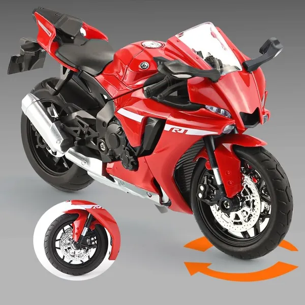 Toybot_Yamaha_1:12_Scale_Die-Cast_Alloy_Sport_Motorcycle_Model_Toy_|_Metal_Body_Bike_with_Lights_&_Sound,_Realistic_Shock_Absorber_|_Collectible_Toy_Bike_for_Kids_&_Adults