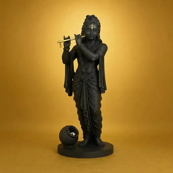 Premium_Black_Lord_Krishna_Idol_with_Golden_Flute_|_Polyresin_Krishna_Murti_for_Home_Decor_&_Pooja_|_Size:_43L_x_38W_x_102H_mm