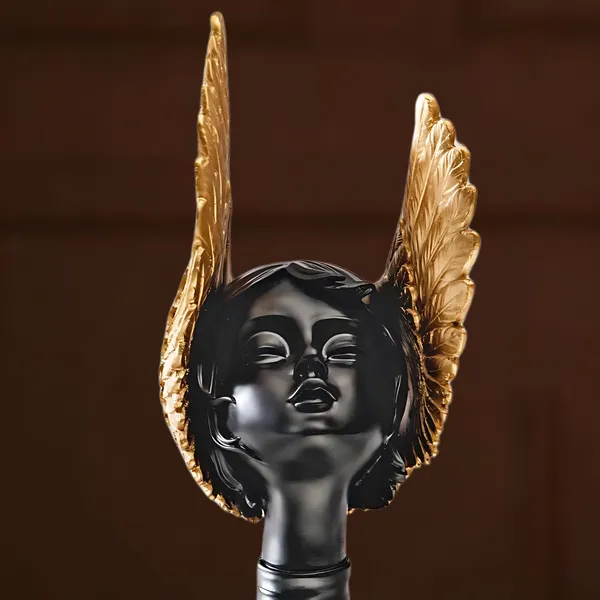 Black_Winged_Lady_Statue_Showpiece_for_Home_Decor_Living_Room_Bedroom_Office_Desk_Table_TV_Unit_|_Women's_Day_Gift_for_Ladies_Friends_|_Housewarming_Birthday_Gift_for_Women