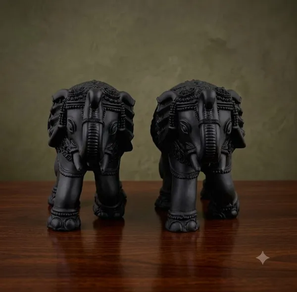 Elephant_Statues_-_Set_of_2_Handcrafted_Resin_Figurines_Luxury_Home_Decor_Accents_for_Living_Room,_Office,_or_Vastu_|_Traditional_Indian_Elephant_Collectibles_(Black,_3x4_inch)