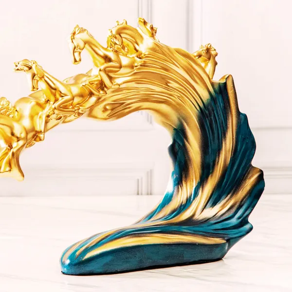 Golden_Pegasus_Figurine_Decorative_Showpiece_For_Fengshui__Home_Decor_Showpiece_(_7_horses)