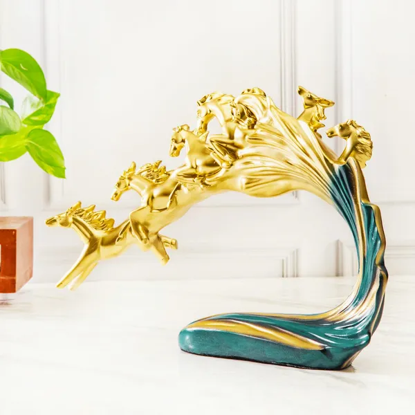 Golden_Pegasus_Figurine_Decorative_Showpiece_For_Fengshui__Home_Decor_Showpiece_(_7_horses)