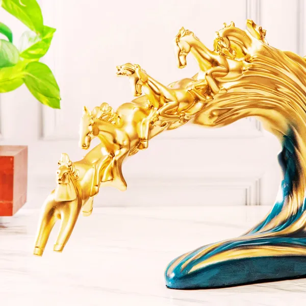 Golden_Pegasus_Figurine_Decorative_Showpiece_For_Fengshui__Home_Decor_Showpiece_(_7_horses)