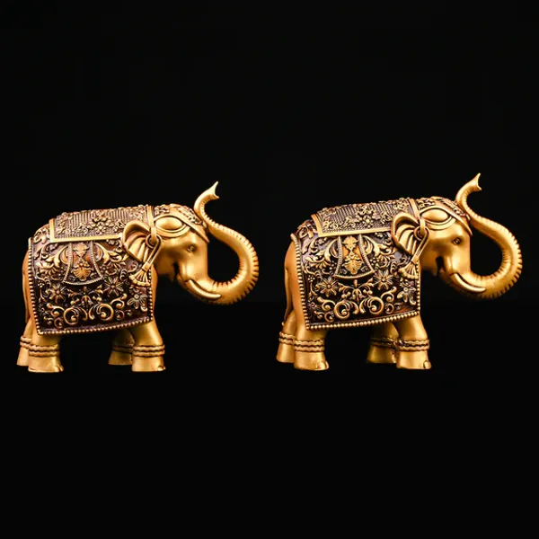 Golden_Royal_Elephant_Showpiece_Statue_Figurine_Showpiece_Set_of_2_(16L_X_6.8W_X_12H_Centimeters)