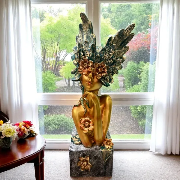 Golden_Winged_Crown_Head_Lady_Iconic_Statement_Piece_Showpiece