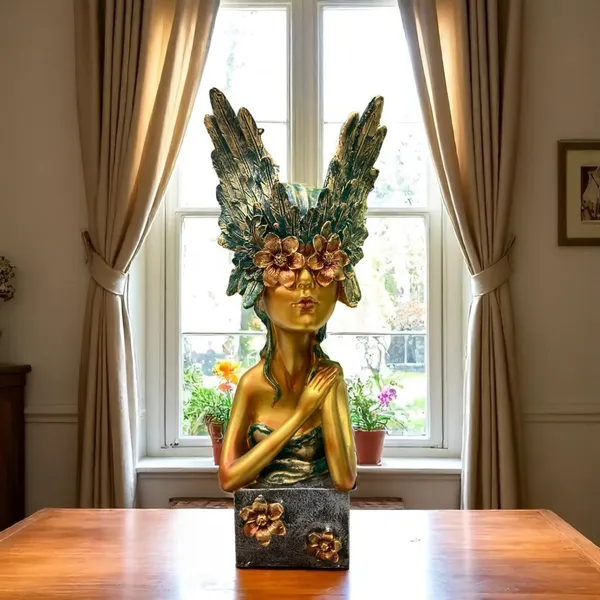 Golden_Winged_Crown_Head_Lady_Unique_Statement_Piece