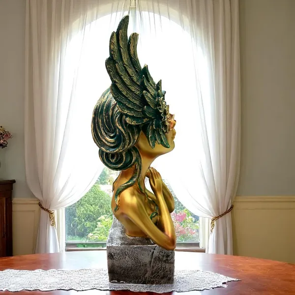 Golden_Winged_Crown_Head_Lady_Unique_Statement_Piece