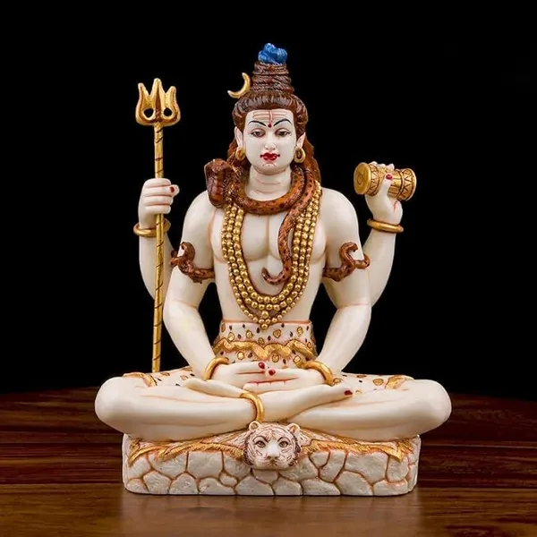 Hand_Printed_Shiv_ji_Murti_Lord_Shiva_Statue_Marble_Dust_syntheric_for_Pooja_Room_I_Home_Temple_Decoration_Items_I_God_Idols_I_Statue_I_(8_inch)