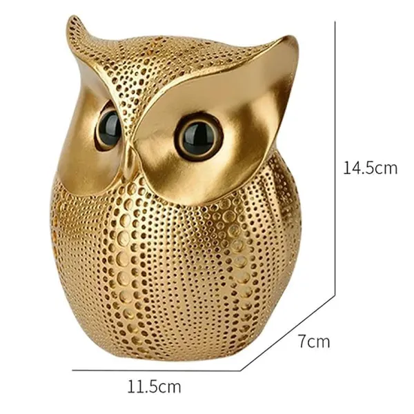 Modern_Classy_Lucky_Owl_Resin_Art_Figure_Showpiece_(Golden),_1_Piece
