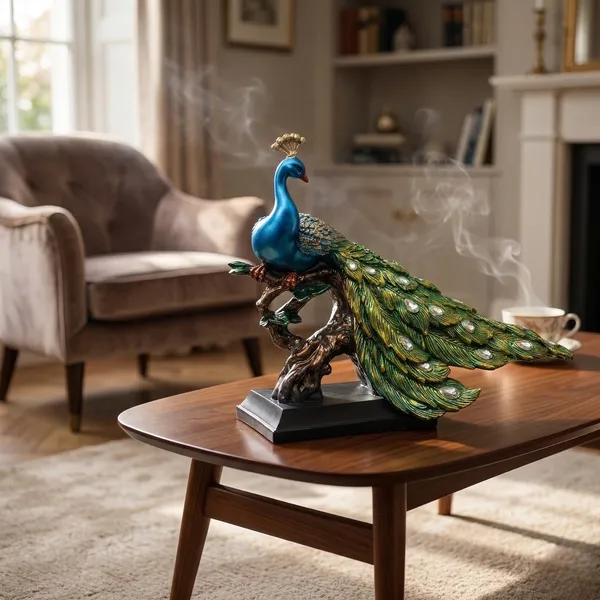 Ornate_Blue_Majestic_Peacock_Pedestal_Statue_with_Jeweled_Tail_(style2)