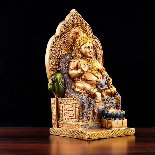 Polyresin_Handcrafted_Kuber_Maharaj_Statue_Idol_Decorative_Showpiece_Sitting_Dhan_Kuber_Ji_Murti_for_Home_Office_Wealth_Maha_Lakshmi_Kuber_Statue_Showpiece_(7_inch)