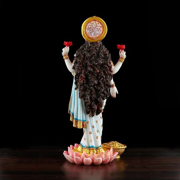 Polyresin_Lord_Vishnu_with_Maa_Lakshmi_Statue_Idol_Murti_with_Standing_on_Lotus_Base_with_Sheshnag_for_Office_Home_Lakshmi_Narayan_Avatar_Spiritual_Showpiece_Figurine