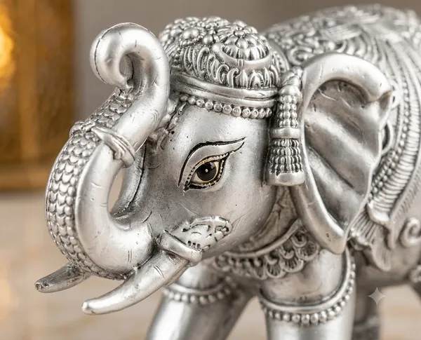 Premium_Silver_Polish_Elephant_for_Home_&_Office_Decor_II_Gift_Items_II_Hathi_Statue_II_Return_Gift_II_Showpiece_(3_Inches)_(2)
