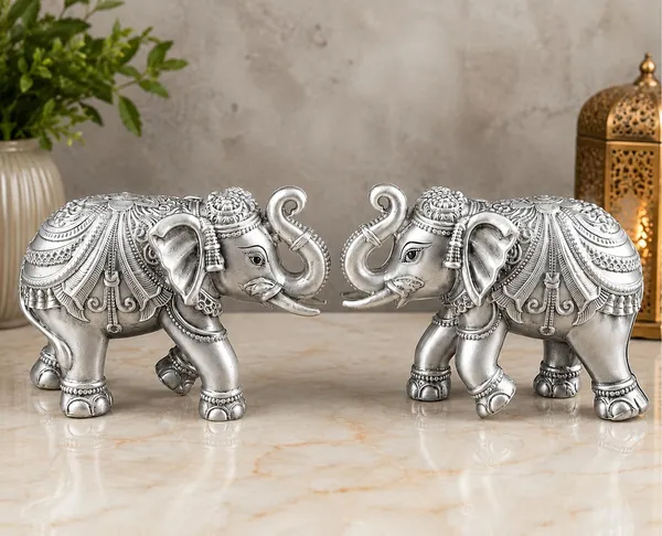 Premium_Silver_Polish_Elephant_for_Home_&_Office_Decor_II_Gift_Items_II_Hathi_Statue_II_Return_Gift_II_Showpiece_(3_Inches)_(2)
