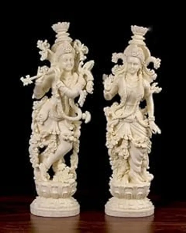 Radha_Krishna_Statue,_Big_Dust_Marble_Radha_Krishna_Sculpture,_Radhe_Krishna_Statue,_Radhakrishna_Idol,_Marriage_14_INCH