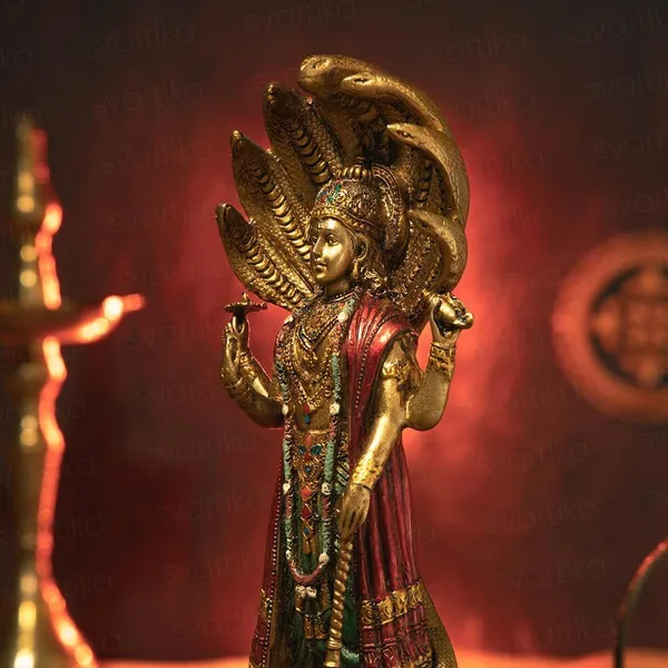 Red_and_Golden_Standing_Vishnu_Idol_with_Sheshnaag_12_Inches_|_Antique_Finish_for_Pooja_Room_&_Home_Decor_|_Office_Desk_|_Living_Room_|_Ideal_for_Wedding_&_Housewarming_Gift