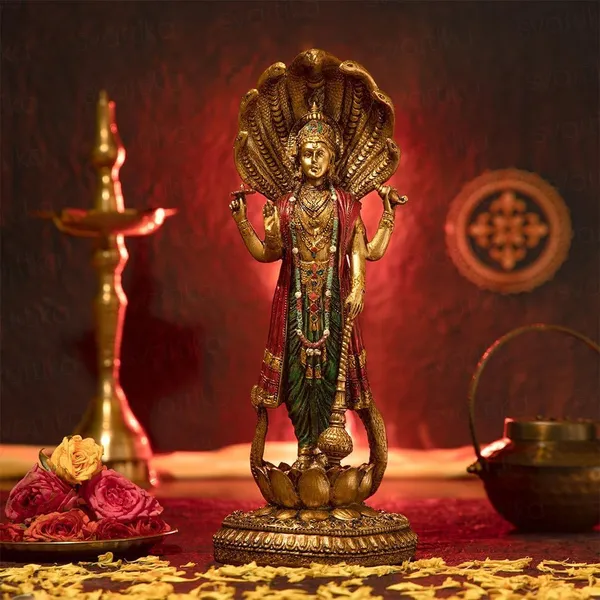 Red_and_Golden_Standing_Vishnu_Idol_with_Sheshnaag_12_Inches_|_Antique_Finish_for_Pooja_Room_&_Home_Decor_|_Office_Desk_|_Living_Room_|_Ideal_for_Wedding_&_Housewarming_Gift