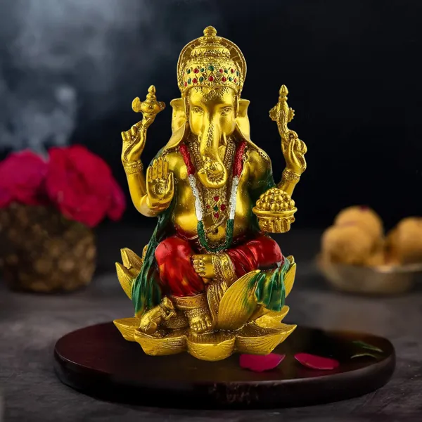 Red_&_Golden_God_Ganesh_Ji_Idol_Murti_For_Diwali_Pooja_idols_Gifts__(13L_X_13W_X_18H_Centimeters)