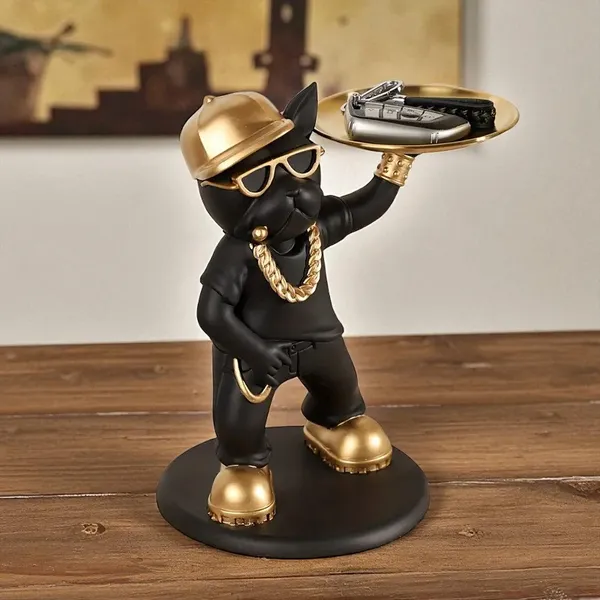 Shopping_Uncle_Black_Streetwear_French_Bulldog_Buttler_with_Tray
