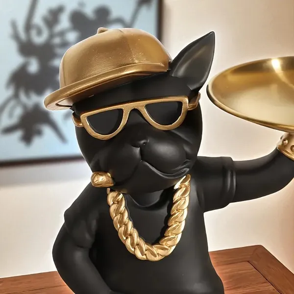 Shopping_Uncle_Black_Streetwear_French_Bulldog_Buttler_with_Tray