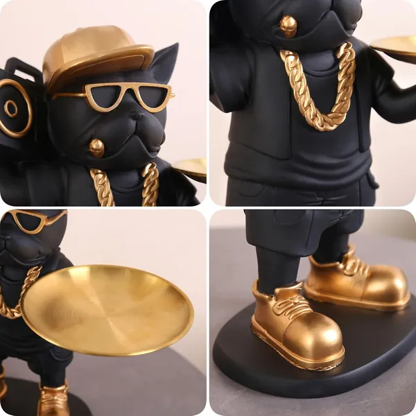 Shopping_Uncle_Black_Streetwear_French_Radio_Bulldog_Buttler_with_Tray