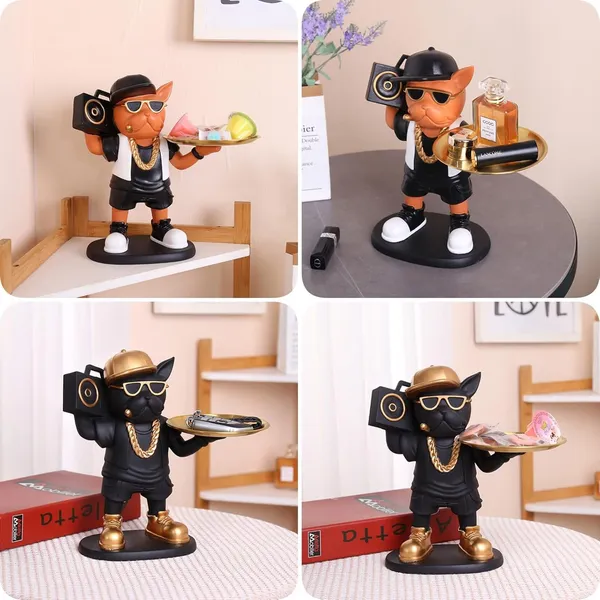 Shopping_Uncle_Black_Streetwear_French_Radio_Bulldog_Buttler_with_Tray
