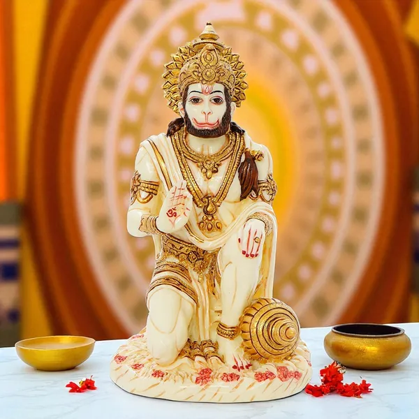 Shopping_Uncle_Sitting_Lord_Hanuman_Ji_Murti_For_Mandir_With_Positive_Vastu_Benefits_7.5_Inches_White_Marble_Dust