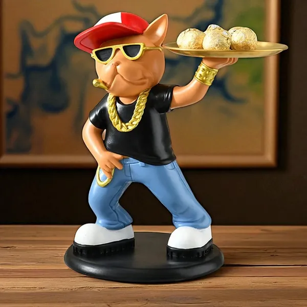 Shopping_Uncle_Blue_Streetwear_French_Bulldog_Buttler_with_Tray
