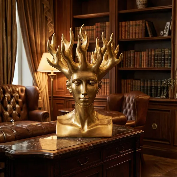 Shopping_Uncle_The_Aurelian_Ember__Fiery_Lady_Face_Flower_Pot