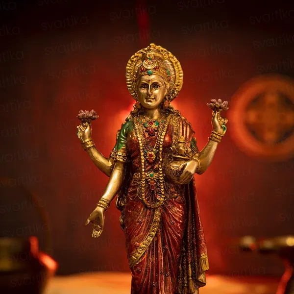 Red_&_Golden_Goddess_Standing_Lakshmi_Idol_Murti_For_Diwali_Pooja_idols_Gifts_10_Inches