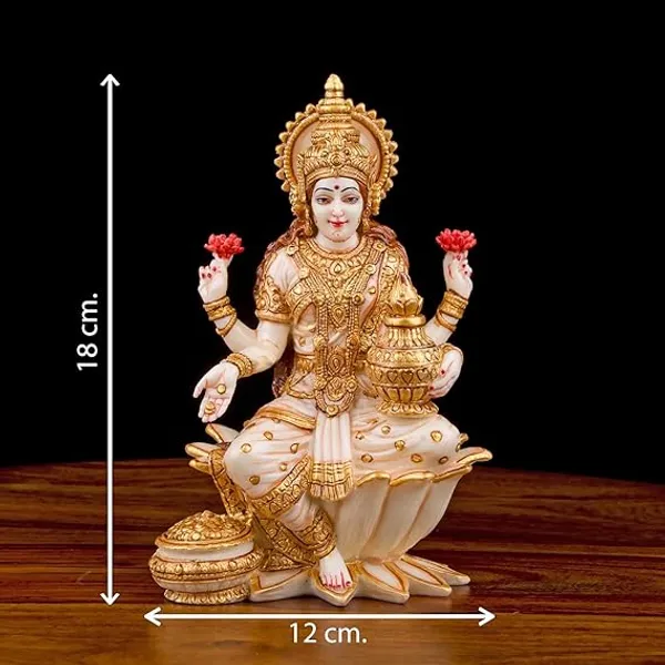 White_&_Golden_Goddess_Lakshmi_Idol_Murti_For_Diwali_Pooja_idols_Gifts__(12L_X_12W_X_18H_Centimeters)