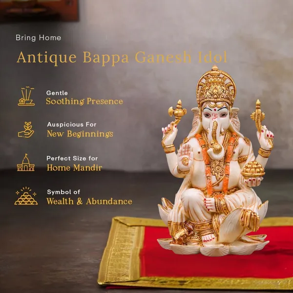 White_and_Golden_Goddess_Laxmi_ji_and_God_Ganesh_ji_idol_murti_for_Diwali_Pooja_Idols_and_Gift_(13LX13WX18H)