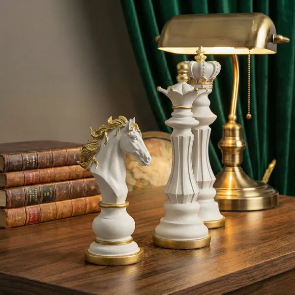 White_and_Golden_Grand-master's_Elegance_Chess_Set_of_3