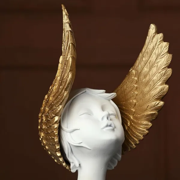 White_Winged_Lady_Statue_Showpiece_for_Home_Decor_Living_Room_Bedroom_Office_Desk_Table_TV_Unit_|_Women's_Day_Gift_for_Ladies_Friends_|_Housewarming_Birthday_Gift_for_Women